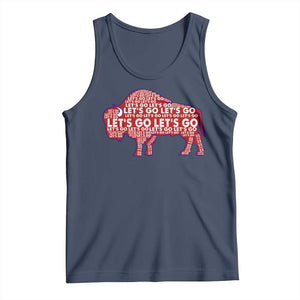Let's Go BFB Tank Top WNY Pride Fan Apparel TS10 Navy Print Your Wear