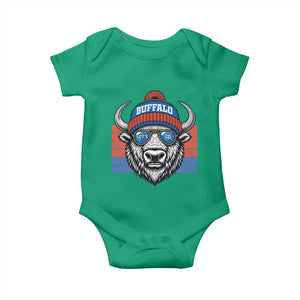 Buffalo Football Baby Onesie Vintage 90s Bill Fan Game Day TS10 Irish Green Print Your Wear