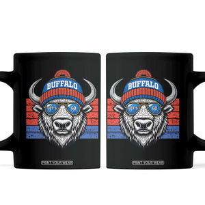 Buffalo Football Coffee Mug Vintage 90s Bill Fan Game Day TS10 Black Print Your Wear