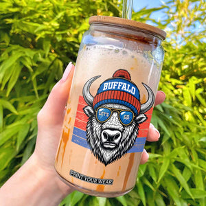 BFB Football Glass Can Vintage 90s Sports Fan Game Day TS10 Black Print Your Wear