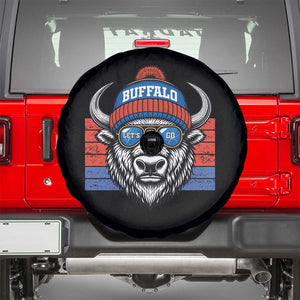 Buffalo Football Spare Tire Cover Vintage 90s Bill Fan Game Day TS10 Black Print Your Wear