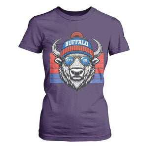 Buffalo Football T Shirt For Women Vintage 90s Bill Fan Game Day TS10 Purple Print Your Wear