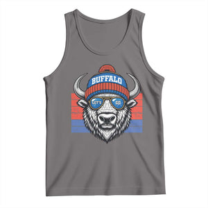 Buffalo Football Tank Top Vintage 90s Bill Fan Game Day TS10 Deep Heather Print Your Wear