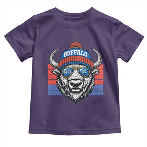 BFB Football Toddler T Shirt Vintage 90s Sports Fan Game Day TS10 Purple Print Your Wear