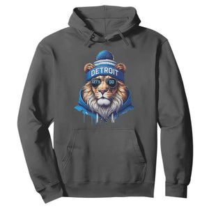 LF Game Day Hoodie Wearing Glasses Sunday Football Fan Apparel TS10 Dark Heather Print Your Wear