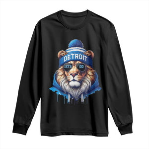 LF Game Day Long Sleeve Shirt Wearing Glasses Sunday Football Fan Apparel TS10 Black Print Your Wear