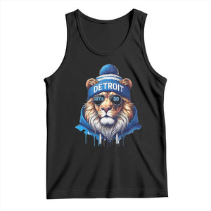 LF Game Day Tank Top Wearing Glasses Sunday Football Fan Apparel TS10 Black Print Your Wear
