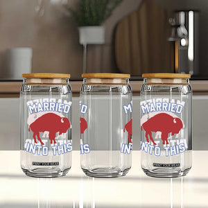 Married Into This BFB Glass Can Vintage Sport Mafia Wife Wedding Gifts TS10 Print Your Wear