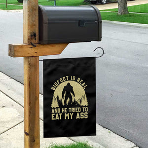 Funny Bigfoot Garden Flag Sasquatch Big Foot Eat My Ass Vintage Cryptid Meme TS10 Print Your Wear