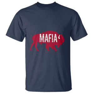 Let's Go Buffalo T Shirt Funny Mafia WNY Pride Red Buffalo TS10 Navy Print Your Wear