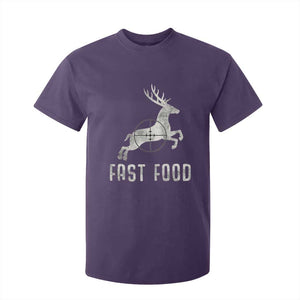 Deer Hunting Season T Shirt For Kid Funny Fast Food TS10 Purple Print Your Wear