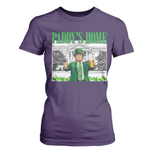 Funny Trump St Patricks Day T Shirt For Women Paddy's Home White House TS10 Purple Print Your Wear