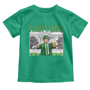 Funny Trump St Patricks Day Toddler T Shirt Paddy's Home White House TS10 Irish Green Print Your Wear