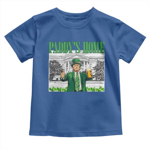 Funny Trump St Patricks Day Toddler T Shirt Paddy's Home White House TS10 Royal Blue Print Your Wear