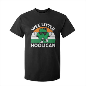 St Patricks Day Wee Little Hooligan T Shirt For Kid Funny Men Boy Kids Irish Kids TS10 Black Print Your Wear