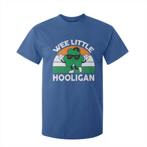 St Patricks Day Wee Little Hooligan T Shirt For Kid Funny Men Boy Kids Irish Kids TS10 Royal Blue Print Your Wear