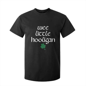 St Patricks Kids Wee Little Hooligan T Shirt For Kid TS10 Black Print Your Wear