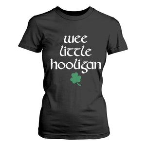 St Patricks Kids Wee Little Hooligan T Shirt For Women TS10 Black Print Your Wear