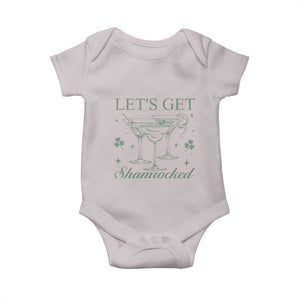 Lets Get Shamrocked St Patricks Day Baby Onesie TS10 Ice Gray Print Your Wear