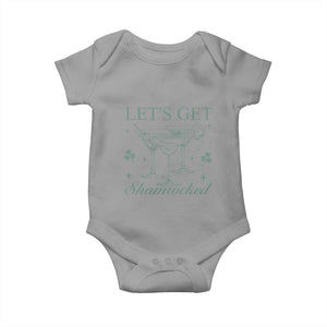 Lets Get Shamrocked St Patricks Day Baby Onesie TS10 Sport Gray Print Your Wear