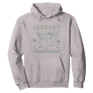 Lets Get Shamrocked St Patricks Day Hoodie TS10 Ice Gray Print Your Wear