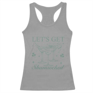 Lets Get Shamrocked St Patricks Day Racerback Tank Top TS10 Sport Gray Print Your Wear