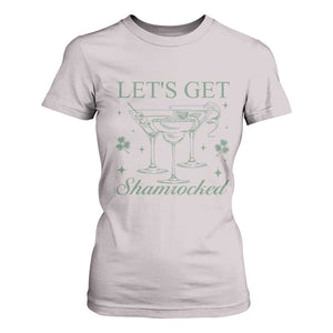 Lets Get Shamrocked St Patricks Day T Shirt For Women TS10 Ice Gray Print Your Wear