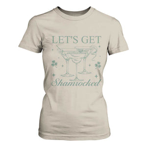 Lets Get Shamrocked St Patricks Day T Shirt For Women TS10 Sand Print Your Wear
