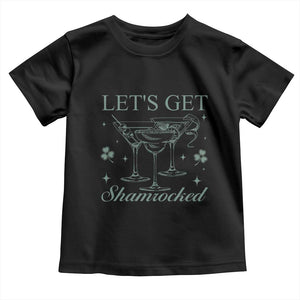 Lets Get Shamrocked St Patricks Day Toddler T Shirt TS10 Black Print Your Wear