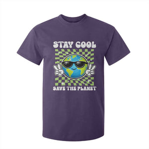 Groovy Earth Day Save The Planet T Shirt For Kid TS10 Purple Print Your Wear