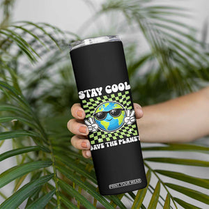 Groovy Earth Day Save The Planet Skinny Tumbler TS10 Print Your Wear