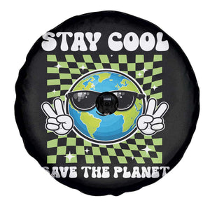 Groovy Earth Day Save The Planet Spare Tire Cover TS10 Print Your Wear