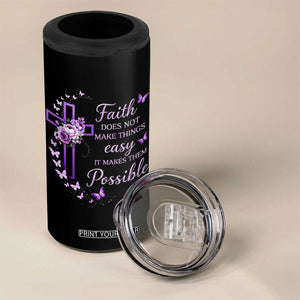 Christian Jesus 4 in 1 Can Cooler Tumbler Vintage Bible Verse Printed Faith Blessed Inspirational Girl TS10 Print Your Wear