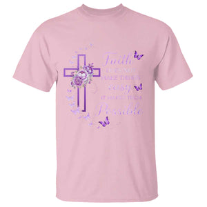 Christian Jesus T Shirt Vintage Bible Verse Printed Faith Blessed Inspirational Girl TS10 Light Pink Print Your Wear