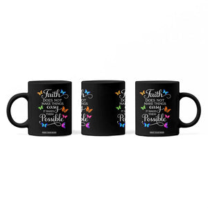 Christian Jesus Coffee Mug Butterfly Art Bible Verse Printed Faith Blessed Inspirational Girl TS10 Print Your Wear