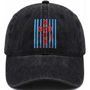 Christian Jesus Lovers Washed Cotton Baseball Cap Striped Preppy God Is Good All The Time TS10 Print Your Wear