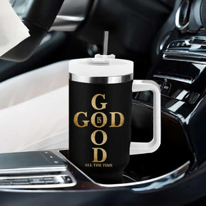 Christian Jesus Lovers Tumbler With Handle God Is Good All The Time Cross TS10 Print Your Wear