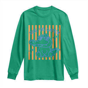 See You Later Alligator Long Sleeve Shirt Funny Last Day End of Year Teacher Summer Gift TS10 Irish Green Print Your Wear