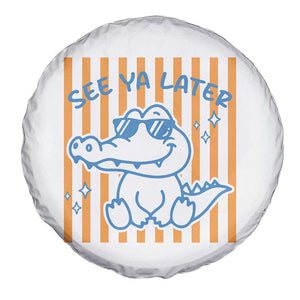 See You Later Alligator Spare Tire Cover Funny Last Day End of Year Teacher Summer Gift TS10 Print Your Wear