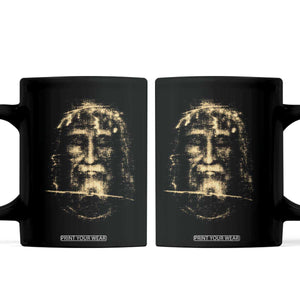 Shroud Of Turin Jesus Coffee Mug Jesus Christ Face Religious Catholic Christian Faith TS10 Black Print Your Wear