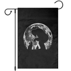 Fun Hand Boop Nose Bigfoot Cat Garden Flag Sasquatch Full Moon TS10 Black Print Your Wear