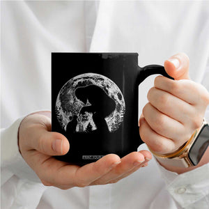 Fun Hand Boop Nose Bigfoot Cat Coffee Mug Sasquatch Full Moon TS10 Print Your Wear