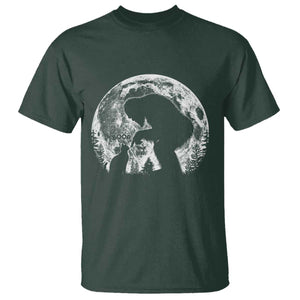 Fun Hand Boop Nose Bigfoot Cat T Shirt Sasquatch Full Moon TS10 Dark Forest Green Print Your Wear