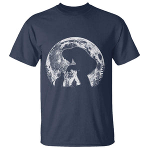 Fun Hand Boop Nose Bigfoot Cat T Shirt Sasquatch Full Moon TS10 Navy Print Your Wear