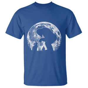 Fun Hand Boop Nose Bigfoot Cat T Shirt Sasquatch Full Moon TS10 Royal Blue Print Your Wear