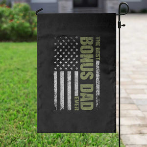 Bonus Dad Garden Flag American Flag Best Bonus Dad Ever Fathers Day TS10 Print Your Wear