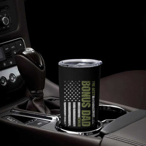 Bonus Dad Tumbler Cup American Flag Best Bonus Dad Ever Fathers Day TS10 Print Your Wear