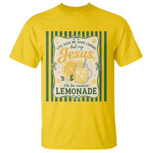 Jesus Lemonade T Shirt Funny Christian Life Gave Me Lemons But My Jesus Makes Lemonade TS10 Daisy Print Your Wear