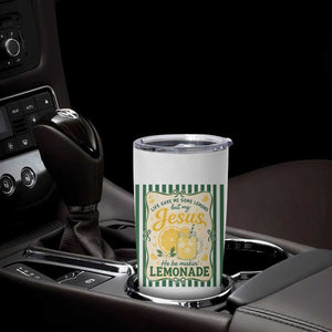 Jesus Lemonade Tumbler Cup Funny Christian Life Gave Me Lemons But My Jesus Makes Lemonade TS10 Print Your Wear