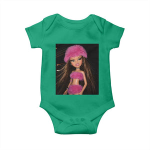 Funny Disgusting Doll Face Meme Baby Onesie Expression Hilarious Sarcastic TS10 Irish Green Print Your Wear